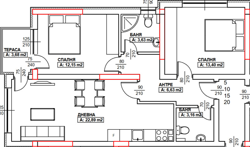 Продава 3-СТАЕН в град Благоевград, Еленово 2 - 90 кв.м / 96 386 € » 188 514.63 лв., ХОУМ ФОР Ю-БГ ЕООД