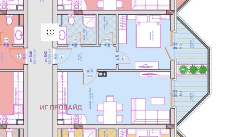 Satılık  1 yatak odası Burgas , Sarafovo , 68 metrekare | 33283478 - görüntü [14]
