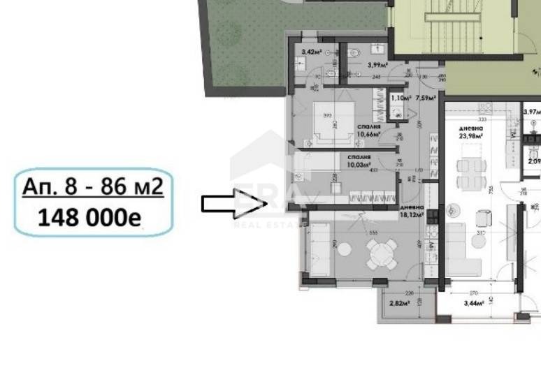 Продава 3-СТАЕН, гр. Варна, Изгрев, снимка 3 - Апартаменти - 53073768