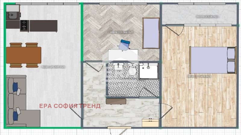 Продава 3-СТАЕН, гр. София, Гоце Делчев, снимка 14 - Апартаменти - 54921796