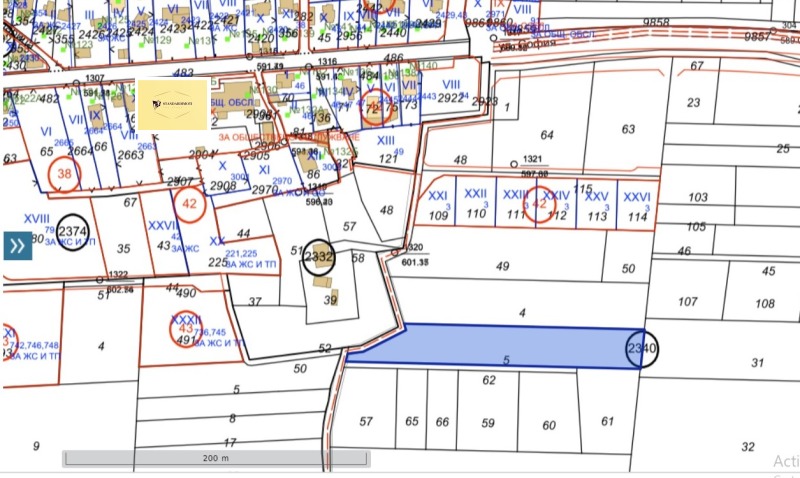 Продава ПАРЦЕЛ в град София, гр. Банкя - 4600 кв.м / 120 000 € » 234 699.60 лв., СТАНДАРТ ГРУП - ИМОТИ