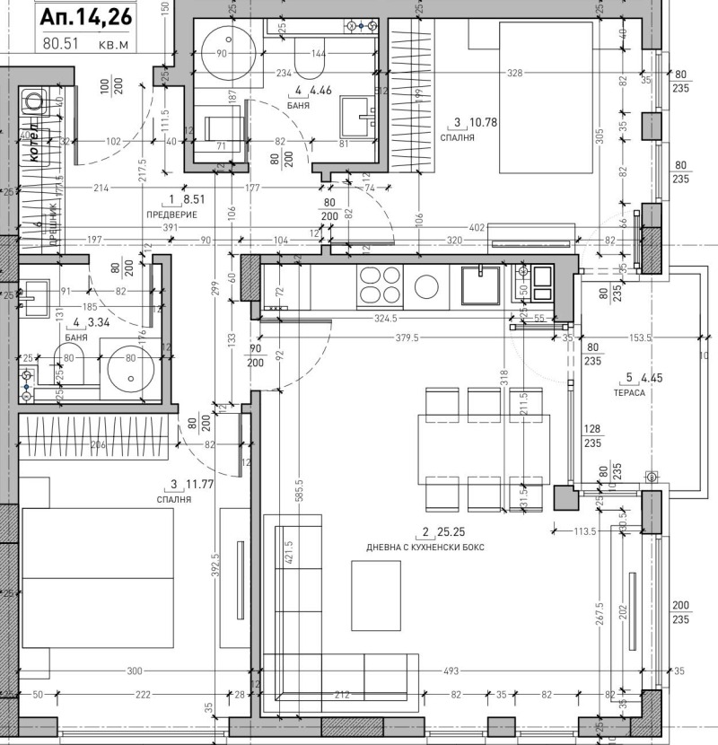 Продава 3-СТАЕН, гр. София, Малинова долина, снимка 3 - Aпартаменти - 48246507