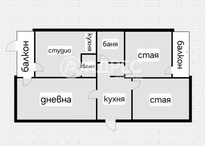 Til salgs  2 soverom Sofia , Ovsja kupel 2 , 90 kvm | 98005483 - bilde [4]