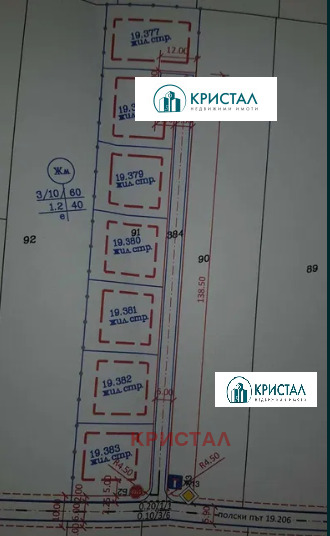 Продава ПАРЦЕЛ, с. Първенец, област Пловдив