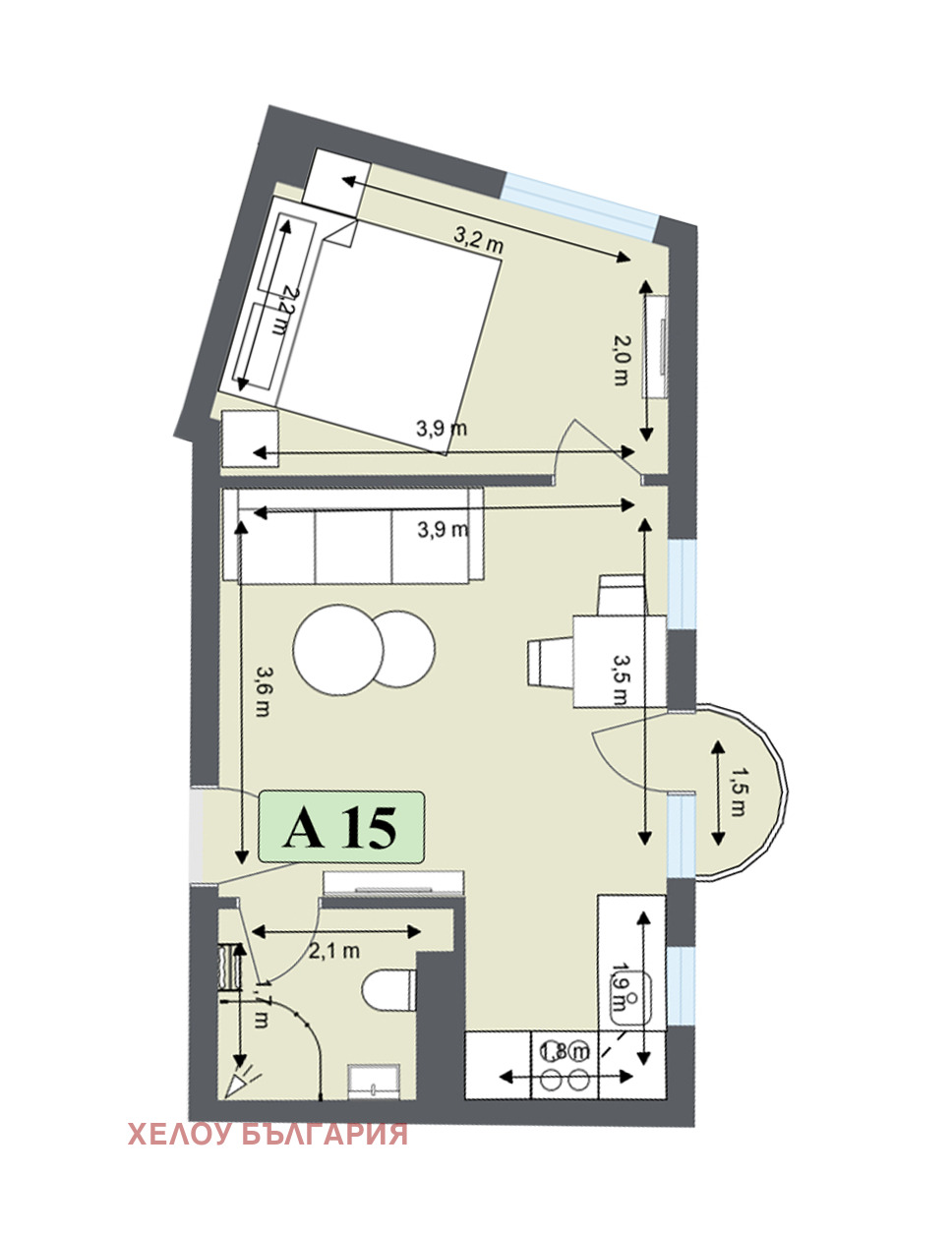 Продава 2-СТАЕН, гр. Банско, област Благоевград, снимка 10 - Апартаменти - 53858122