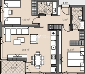 Продава 3-СТАЕН, гр. София, Манастирски ливади, снимка 5 - Апартаменти - 55378171
