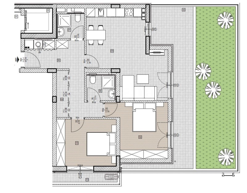 Продава 3-СТАЕН, гр. София, Стрелбище, снимка 3 - Апартаменти - 53379782