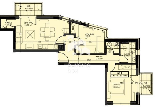 Продава 3-СТАЕН, гр. София, Горна баня, снимка 16 - Апартаменти - 56213609