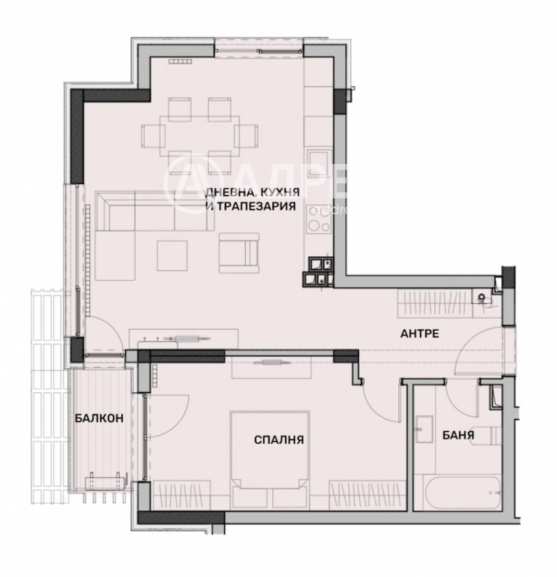 Продава  2-стаен град София , Манастирски ливади , 82 кв.м | 21025851 - изображение [4]
