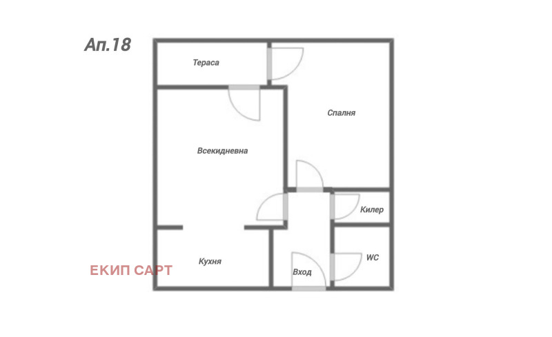 Eladó  1 hálószoba Varna , m-t Saltanat , 80 négyzetméter | 18722827 - kép [12]