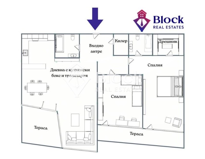 Продава 3-СТАЕН, гр. София, Симеоново, снимка 16 - Апартаменти - 53491954