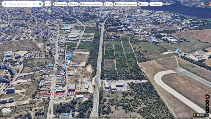 Продава ПАРЦЕЛ, гр. Варна, Летище