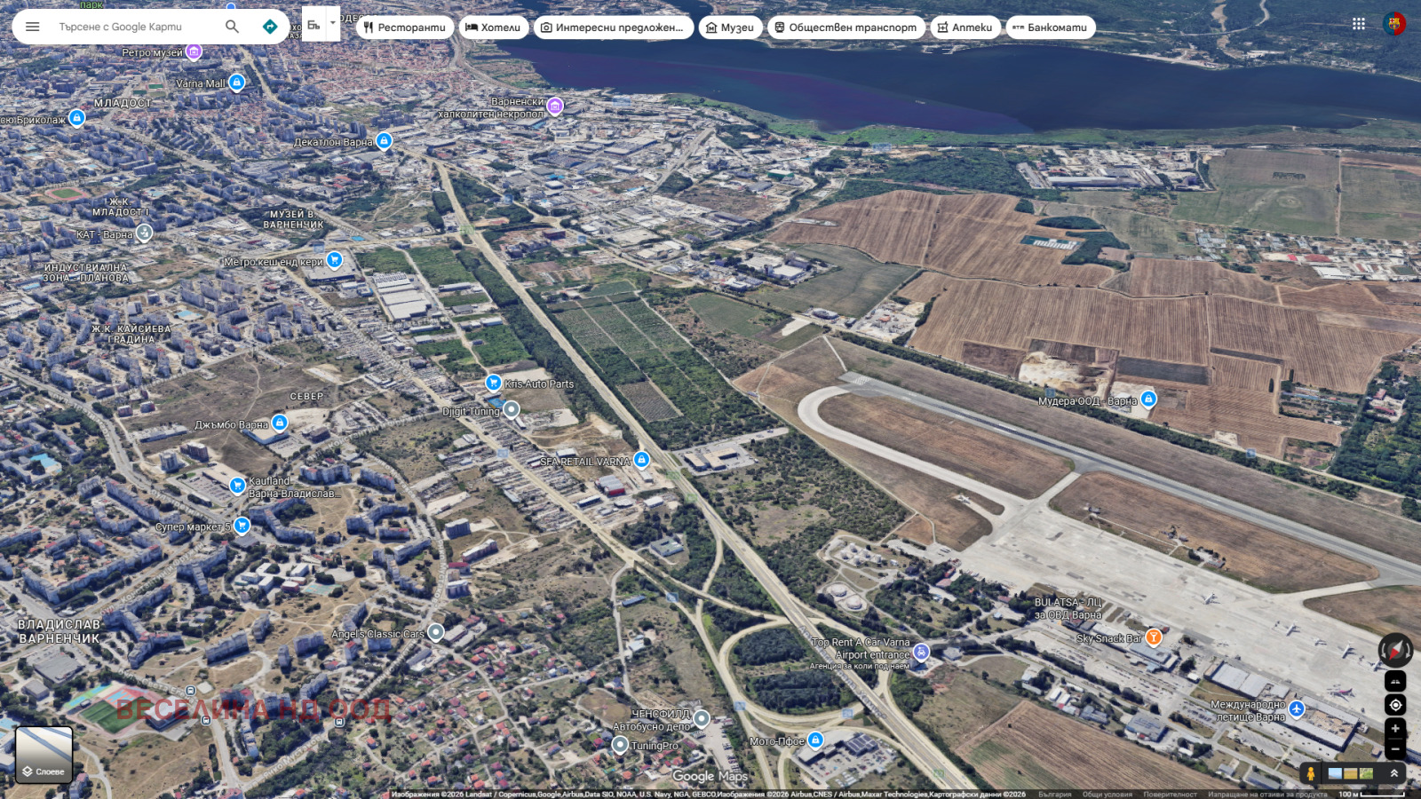 Продава ПАРЦЕЛ, гр. Варна, Летище, снимка 2 - Парцели - 53601753