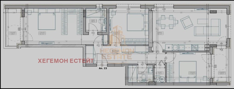 Продава 4-СТАЕН в град Варна, Възраждане 1 - 143 кв.м / 185 000 € » 361 828.55 лв., ХЕГЕМОН ЕСТЕЙТ