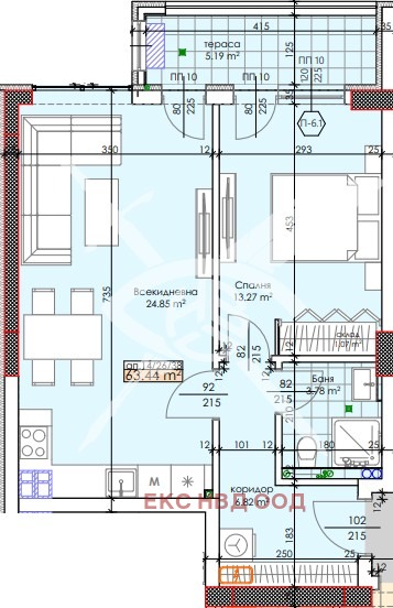 Продава  2-стаен, град Пловдив, Тракия • при запитване • ID 61644251 — holmes.bg - [1] 