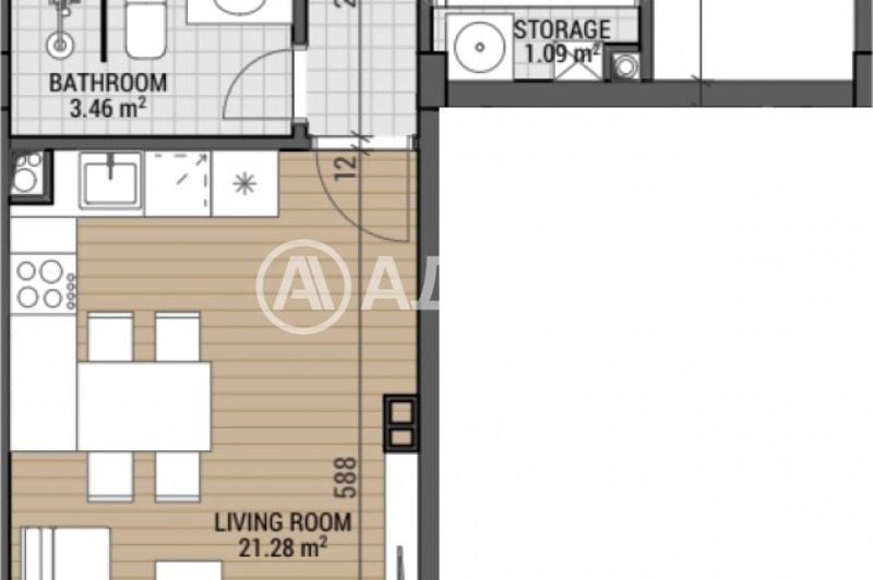 Продава 3-СТАЕН, гр. София, м-т Камбаните, снимка 2 - Апартаменти - 53493963