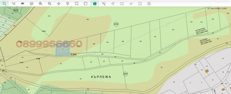Продава ПАРЦЕЛ, гр. София, Княжево, снимка 2 - Парцели - 53008964