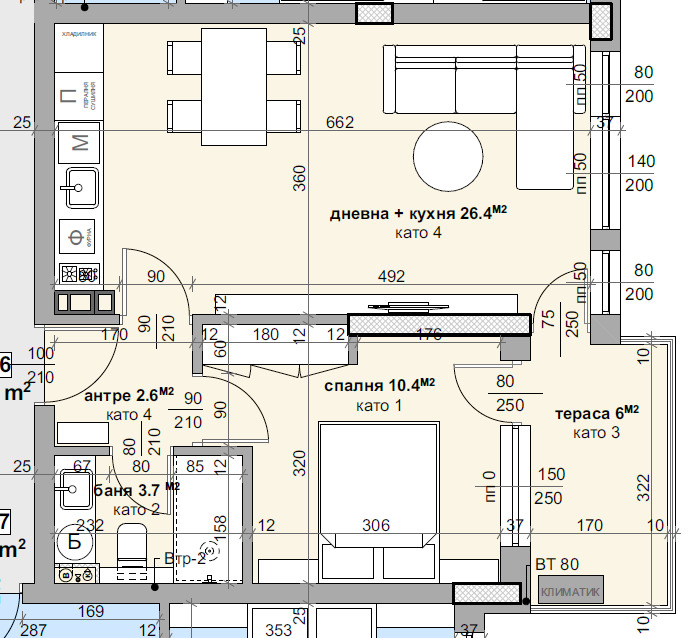 Продава  2-стаен град Стара Загора , Аязмото , 64 кв.м | 93193178 - изображение [2]