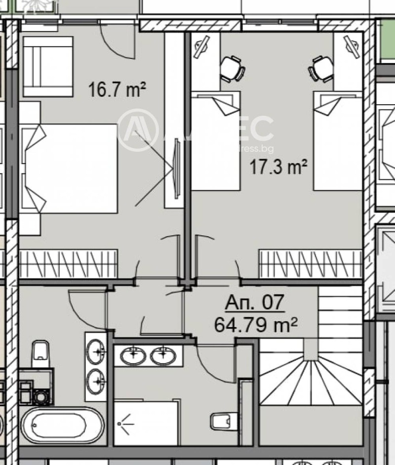 Продава 3-СТАЕН, гр. София, Кръстова вада, снимка 2 - Апартаменти - 52505211