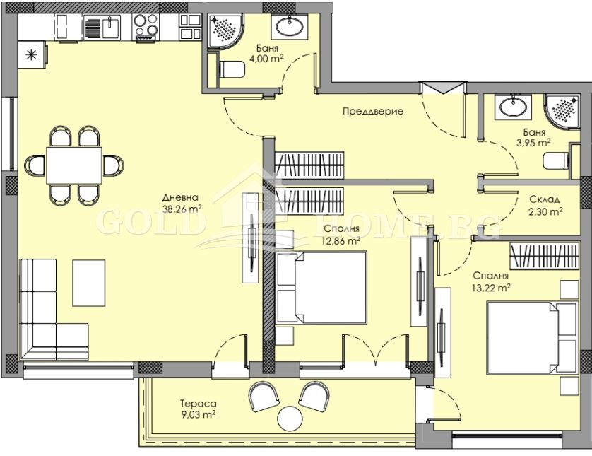 Продава 3-СТАЕН, гр. Пловдив, Христо Смирненски, снимка 5 - Апартаменти - 53160260