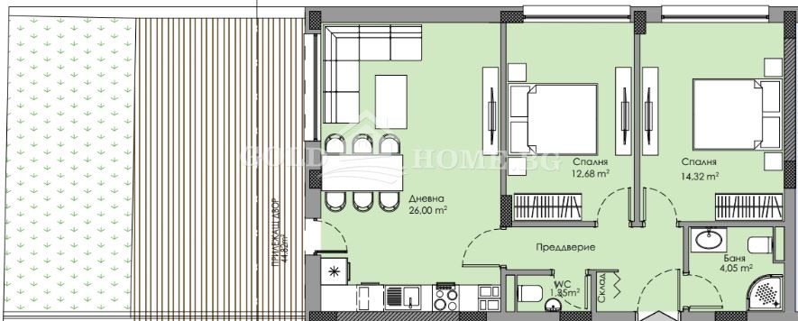 Продава 3-СТАЕН, гр. Пловдив, Христо Смирненски, снимка 2 - Апартаменти - 53160260