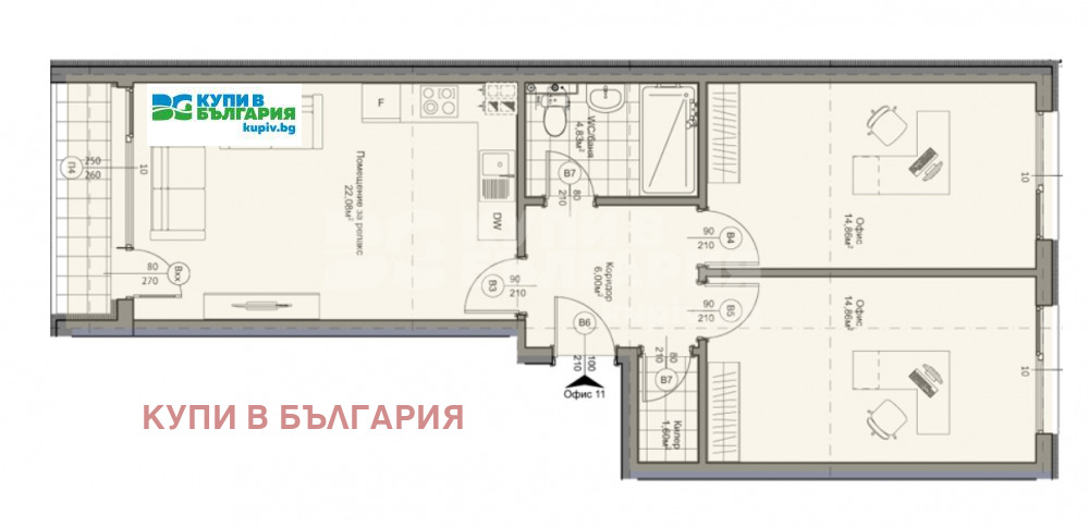 Продава ОФИС, гр. Варна, Младост 2, снимка 9 - Офиси - 55483008