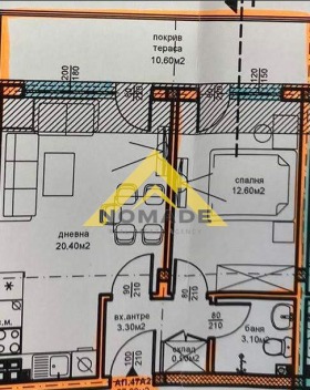 1 Schlafzimmer Ostromila, Plowdiw 1
