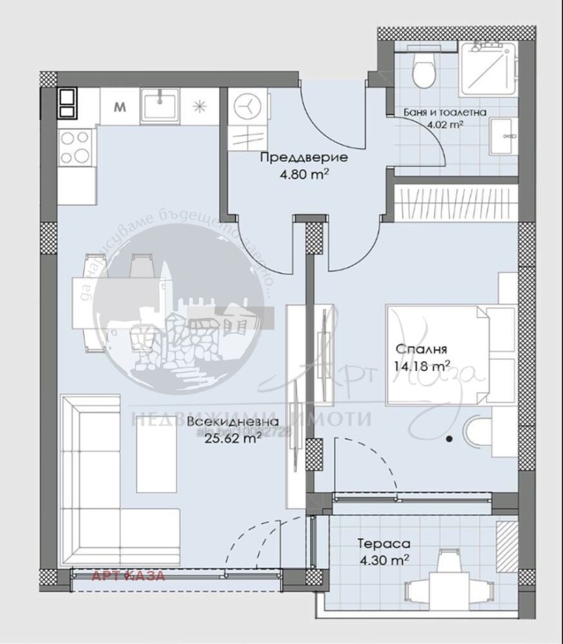 Till salu  1 sovrum Plovdiv , Ostromila , 71 kvm | 87070520