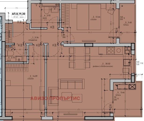 For Sale  2 bedroom Sofia , Malinova dolina , 103 sq.m | 23282763 - image [2]