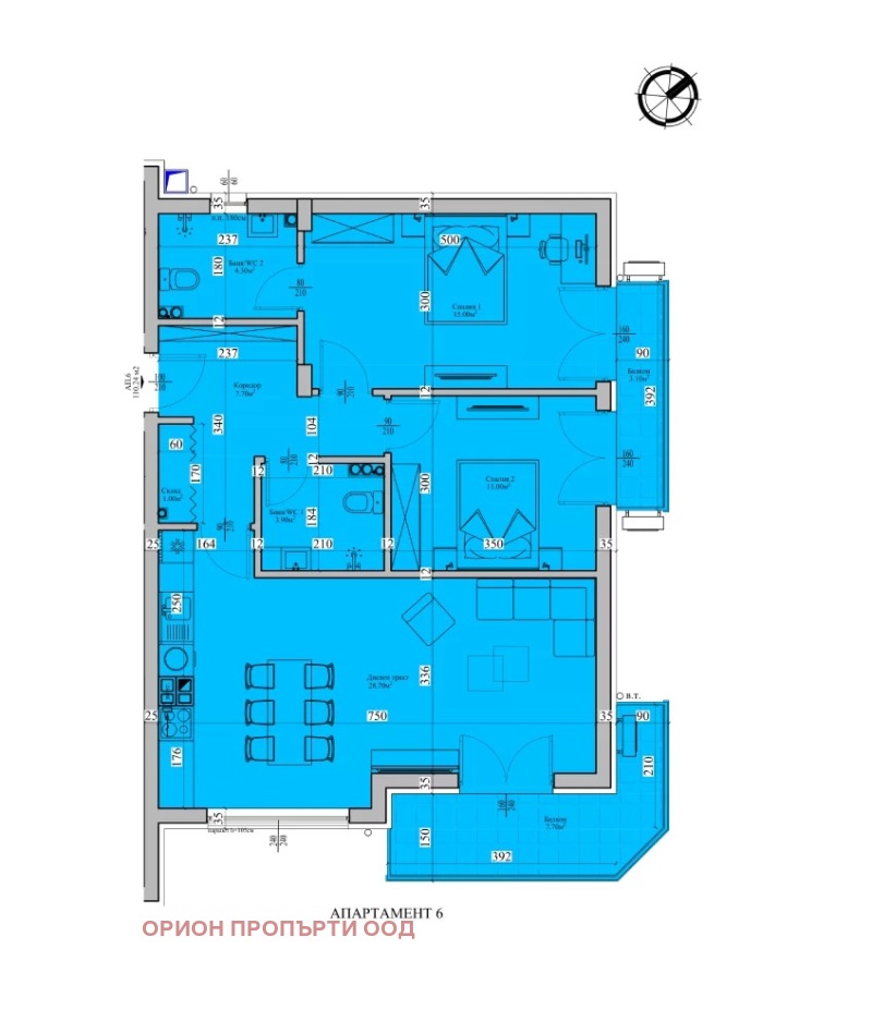Продава 3-СТАЕН, гр. Варна, Изгрев, снимка 3 - Апартаменти - 53167627