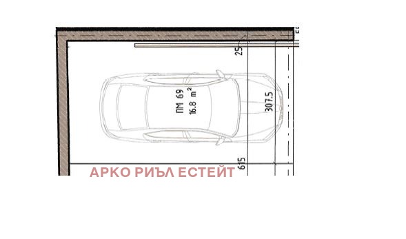 Продава ГАРАЖ, ПАРКОМЯСТО, гр. София, Малинова долина, снимка 2 - Гаражи и паркоместа - 53888731