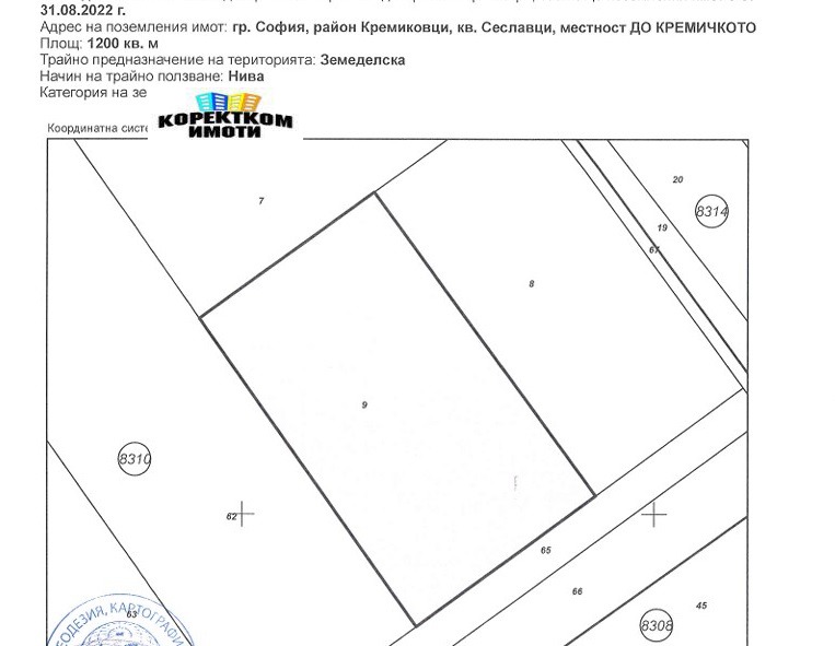 Продава ЗЕМЕДЕЛСКА ЗЕМЯ, гр. София, област София-град, снимка 2 - Земеделска земя - 55614817