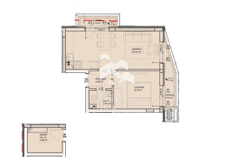 Продава 2-СТАЕН, гр. Варна, Изгрев, снимка 3 - Aпартаменти - 48101977