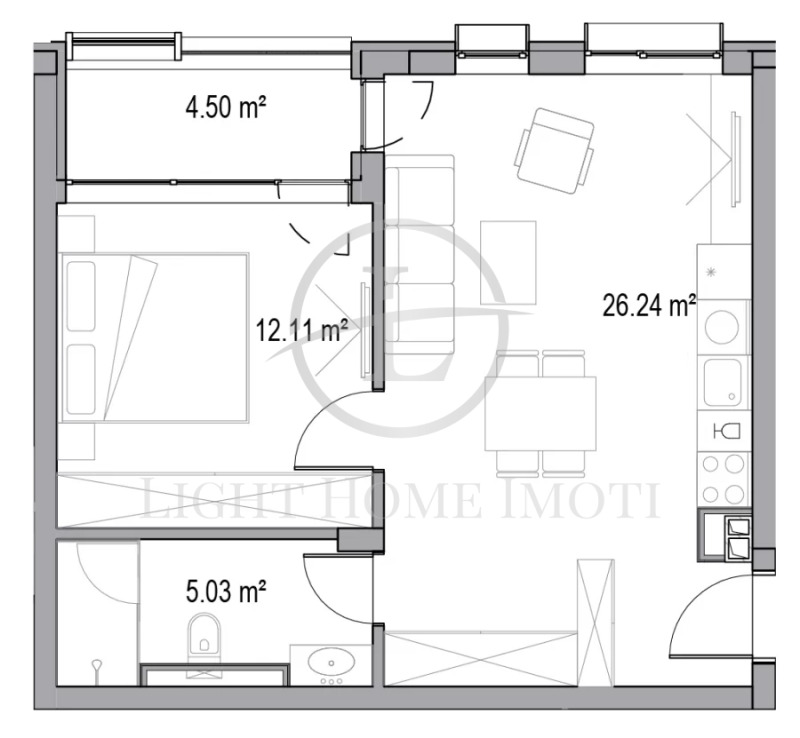 Продава 2-СТАЕН, гр. Пловдив, Христо Смирненски, снимка 3 - Aпартаменти - 48388032