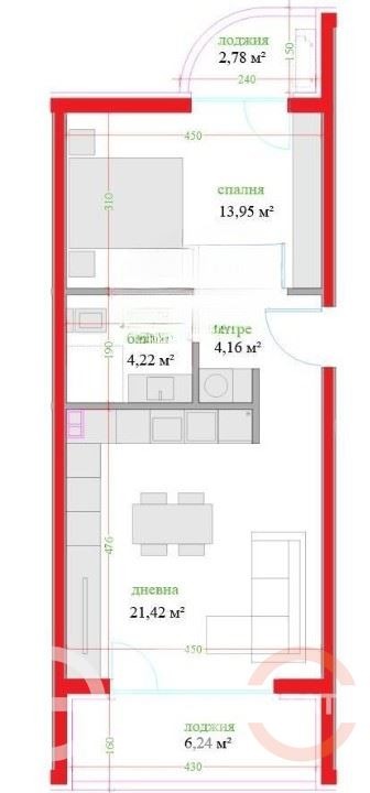 Продава 2-СТАЕН, гр. Варна, Трошево, снимка 4 - Апартаменти - 53158483
