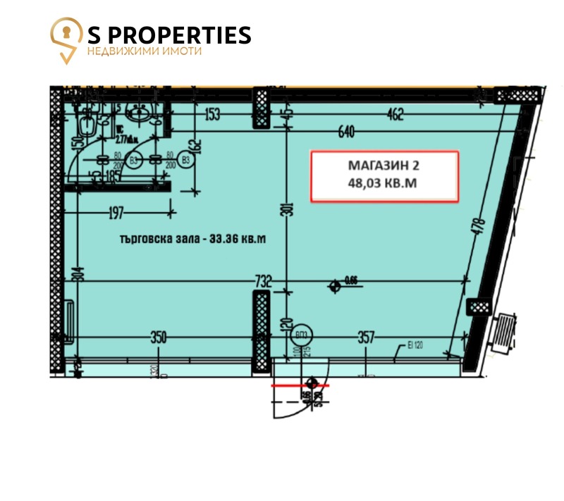 Продава  Магазин град Варна , Аспарухово , 48 кв.м | 56704829 - изображение [2]