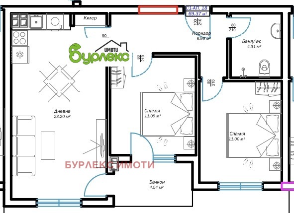 Продава 3-СТАЕН, гр. Варна, м-т Пчелина, снимка 7 - Апартаменти - 52260311