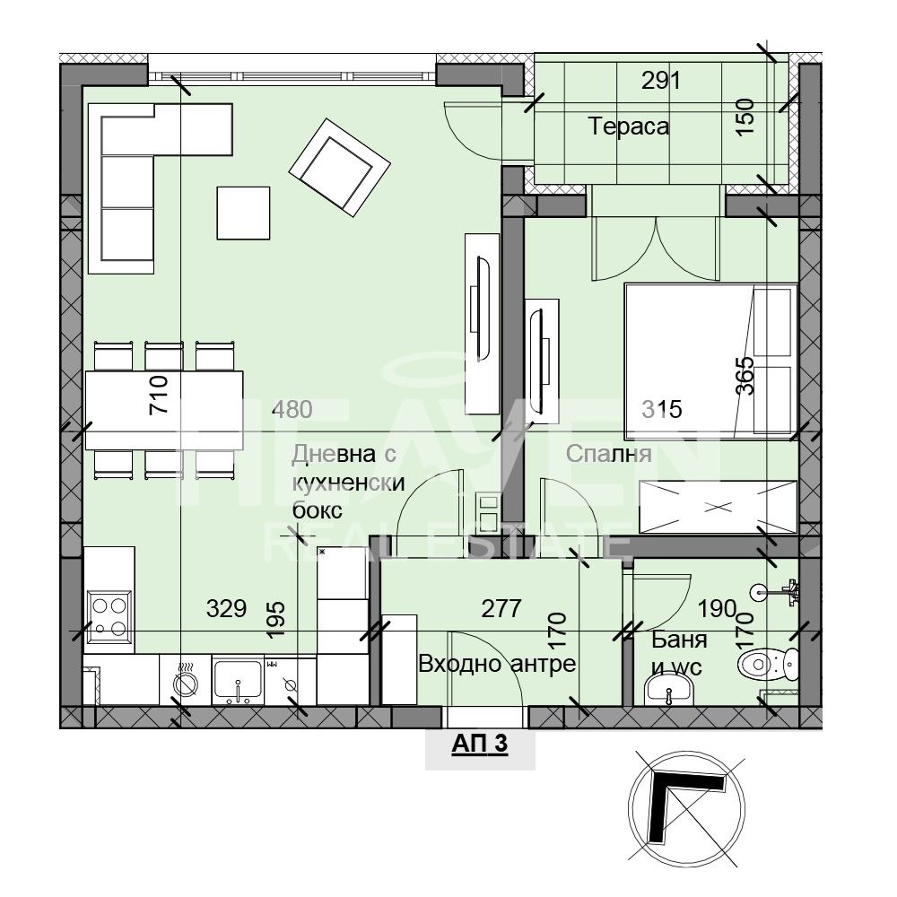 Продава 2-СТАЕН, гр. Пловдив, Остромила, снимка 3 - Апартаменти - 55816795