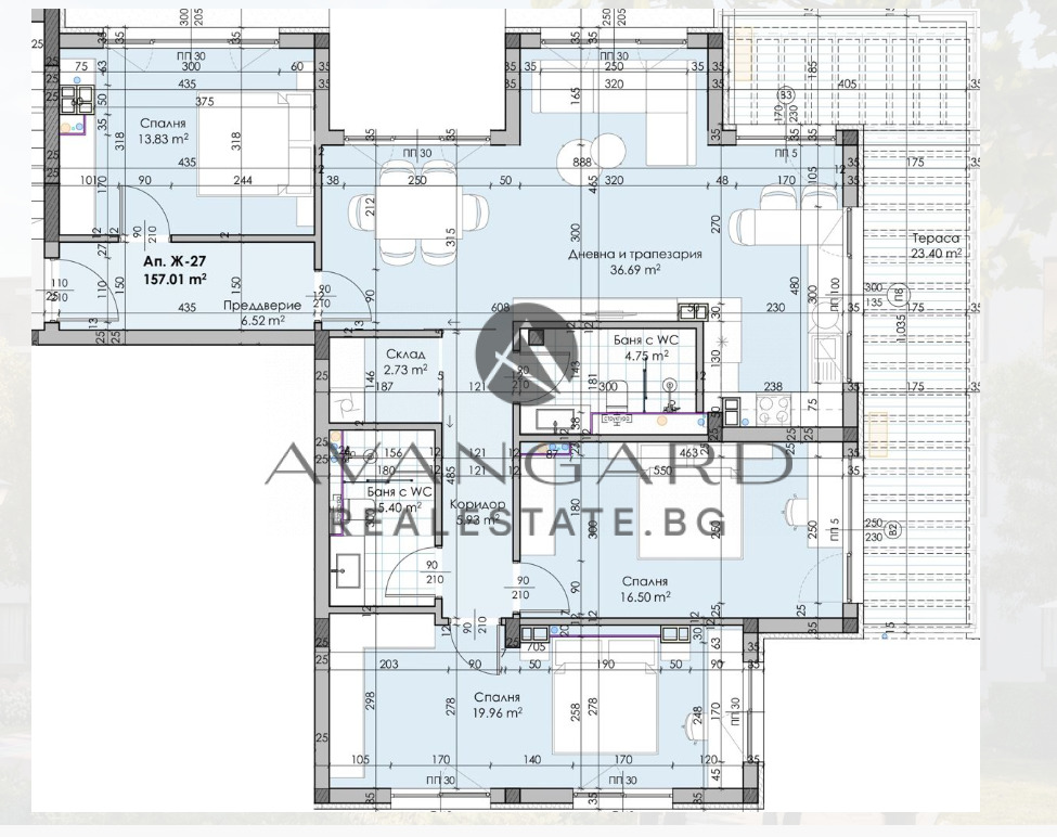 Продава 4-СТАЕН, гр. Пловдив, Остромила, снимка 5 - Апартаменти - 54281280