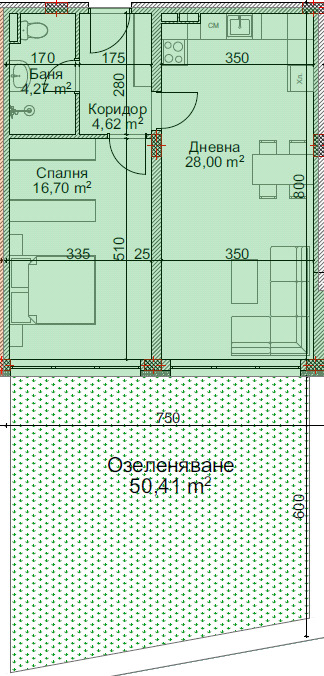 Продава 2-СТАЕН, гр. Благоевград, Струмско, снимка 3 - Aпартаменти - 48967937