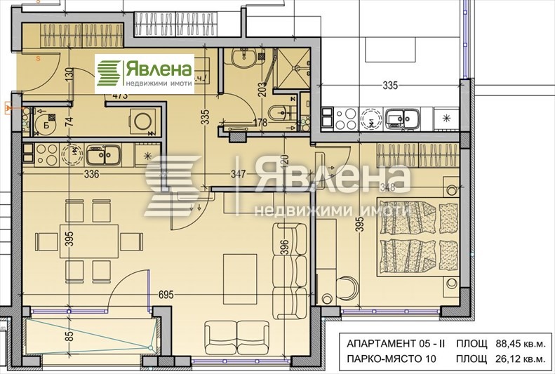 Продаја  1 спаваћа соба Софија , Драгалевци , 86 м2 | 25565791 - слика [10]