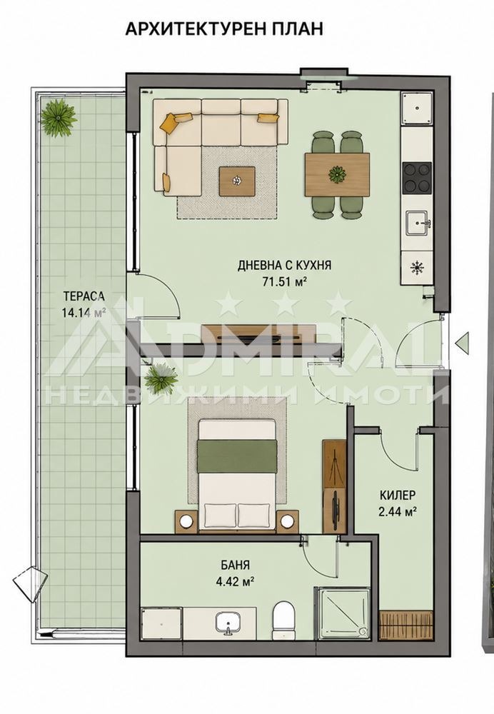 Продава 2-СТАЕН, гр. Созопол, област Бургас, снимка 7 - Апартаменти - 55774973