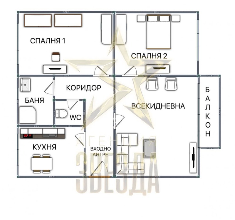 Продава  3-стаен град Пловдив , Христо Смирненски , 86 кв.м | 68137282