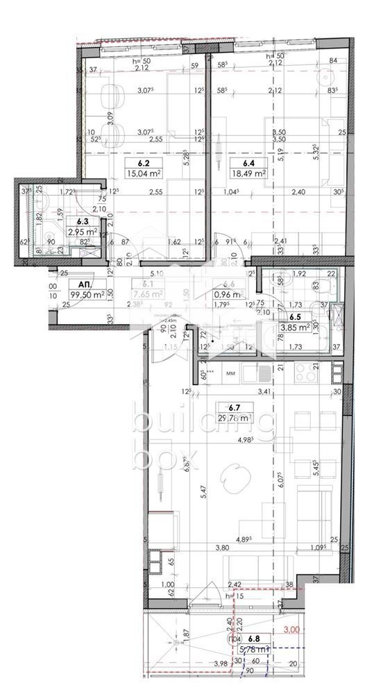 Продава 3-СТАЕН, гр. София, Оборище, снимка 3 - Aпартаменти - 48063227