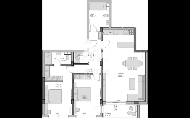 À venda  2 quartos Plovdiv , Hristo Smirnenski , 129 m² | 37830049 - imagem [2]