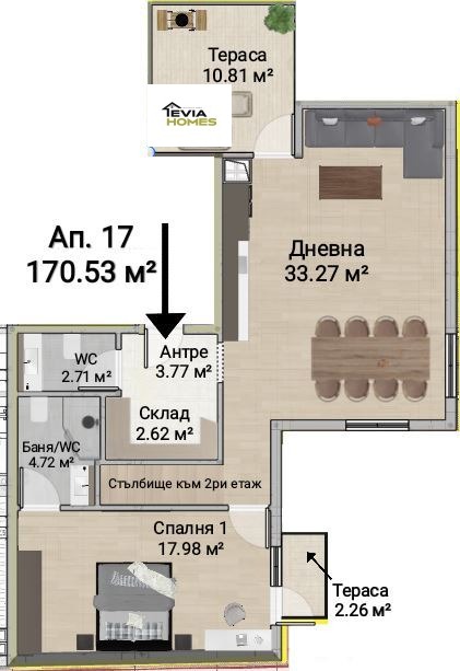 Продава МЕЗОНЕТ, гр. София, Зона Б-19