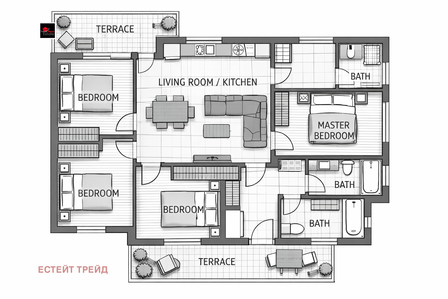 Продава 4-СТАЕН, гр. София, Витоша, снимка 8 - Апартаменти - 53842653