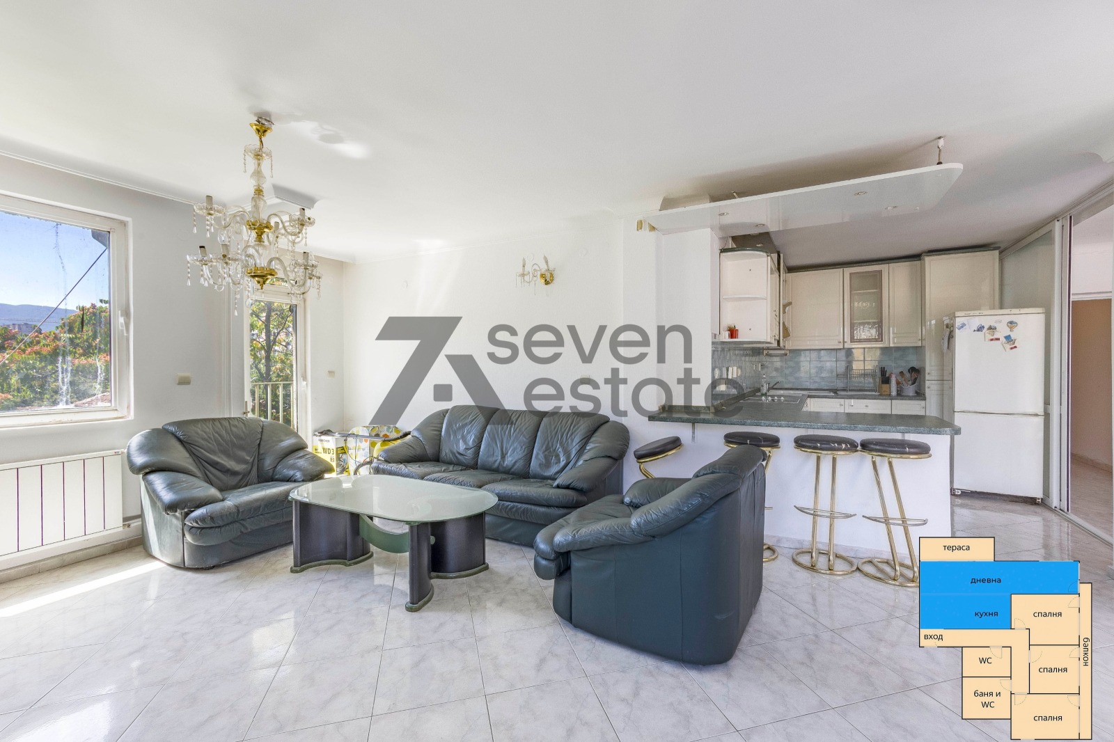 Продава 4-СТАЕН, гр. София, Център, снимка 3 - Апартаменти - 55359773