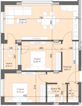 Продава 3-стаен град Пловдив Кършияка - [1] 