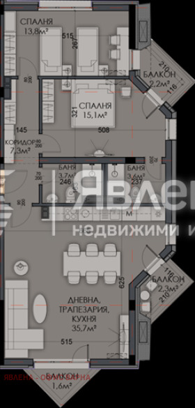 Продава 3-СТАЕН, гр. Варна, Виница, снимка 9 - Aпартаменти - 48578476